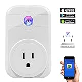 スマートコンセント スマートプラグ 電源コンセント電子モニター エネルギー消費 家庭用電源リモートスイッチ制御電源コンセント ワイアレス wifiソケット スマートスイッチ アウトレット アプリ無料ダ