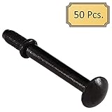 小さなメタルGarmentペグ – マッシュルームヘッド 50 Pegs ブラウン