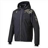 DESCENTE (デサント) EKS+THERMO フーデッドジャケット ブラック×ダークシルバー DMMMJF34 1810 メンズ BK.ブラック×ダークシルバー M