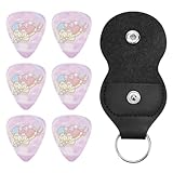 キキララ ギターピック 6枚 ちいかわピック 0.46mm 初心者 練習用 (おにぎり型)