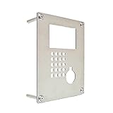 インターホンカバー ステンレス シンプルスタイル インターフォン カバー ステンレス /埋め込み方法