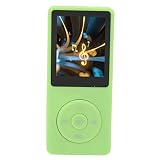 MP3プレーヤー、8GB MP3 MP4プレーヤーポータブル音楽プレーヤー、FMラジオ、ボイスレコーダー、電子書籍、HiFiロスレスサウンドMP3音楽プレーヤー、30時間再生 (緑)
