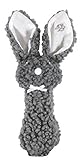 Stephan Baby Woolly Bunnie Post Rattle Gray [並行輸入品]