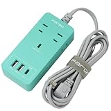 Fargo 電源タップ SATI COLOR CORD USB PD30W TYPE-C TYPE-A AC4個口 1.8m 全9色 (ライトブルー)