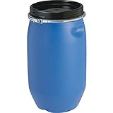 プラスチック　ドラム缶 オープンタイプ PDO 25L-1セット ブルー プラ ポリ サンコー 【代不】