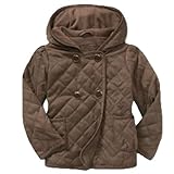 baby GAP kids フード付 キルティング　ジャケット（ブラウン）【月齢：３歳・４歳・５歳】（並行輸入品） (5YRS（5歳）)