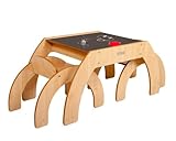 リトルヘルパーファンステーション デュオ テーブル椅子セット メープル ブラックボード(黒板)