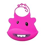 Tovadoo ベビー 食事用エプロン キャラクター柄　シリコーン製　バンド調整可　防水　水洗い簡単　出産祝い　プレゼント　九色入　18cm*26.5cm