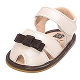 Tovadoo サンダル　子供靴　乳児靴　ベビーシューズ リボン付き　レザー　履きやすい　履き心地良い　おしゃれ　可愛い　結婚式 発表会　通園 通学　シンプル　カジュアル　キッズ　11-13CM (1