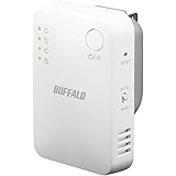 【Amazon.co.jp限定】 バッファロー WiFi 無線LAN 中継機【iPhone14/13/12/11 / Nintendo Switch メーカー動作確認済み】Wi-Fi5 433+300Mbps コンセント直挿しモデル 簡易パッケージ 