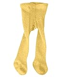 Plus Nao(プラスナオ) タイツ レギンス ベビー キッズ ベビー用品 ベビー服 キッズウエア リブ 無地 シンプル インナーウエア 小物 65cm 75 イエロー 75cm