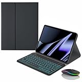 Lenovo Tab M11 11" 2024 (TB330FU/TB330XU) 用キーボードケース、Bluetoothマウス付きマグネット着脱式ワイヤレスバックライトキーボード,黒