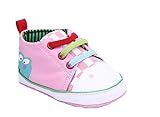 JTC Baby Girls Boys Prewalker Sport Sneaker Shoes Frog (Length apprxo 5, Pink) by Jtc