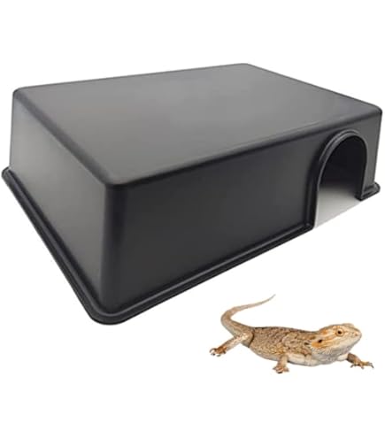 Amazon | petsola 爬虫類 シェルター レオパ トンネル ウェット