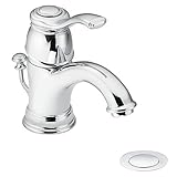 Moen 6102 Kingsley One-Handle Low Arc Bathroom Faucet, Chrome [並行輸入品]