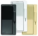Eaton dal06p-c4-k alシリーズシングルポール/ 3ウェイDecoratorディマースイッチwithカラー変更キット、ブラック、ホワイト、アイボリー