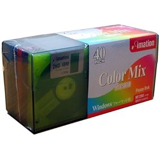 Windows floppy disk 40pack +24枚 MOプラケース12枚付き