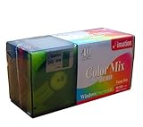 イメーション 3.5インチ 2HD フロッピーディスク カラー5色 40枚入 Windowsフォーマット MF2HD CLW 40PS