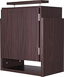 選べる5カラー！天井つっぱり上置き 幅 45cmX奥行29cm 天井高226cm～265cm対応(ダーク)