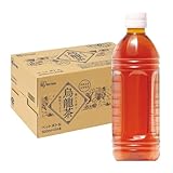 アイリスオーヤマ お茶 500ml ×24本 烏龍茶 ラベルレス 静岡県産茶葉 ペットボトル ケース