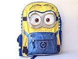 2015 New Despicable Me Minions 3D Eyes Limitied 16 Inches Backpack [並行輸入品]