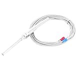 uxcell　熱電対センサー　熱電対　温度制御　センサー　Kタイプ　0-400℃　5cmプローブ　2M 長さ