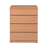 デスクサイドキャビネット　　ナチュラル　引出し