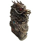 Dragon ドラゴン 龍 オイルライター インサイドユニット ZIPPO フルメタルジャケット (ゴールド)