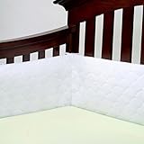 Lifenest Breathable Padded Mesh Crib Bumper -White by UBIMED [並行輸入品]