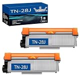 TN-28J 互換トナーカートリッジ ブラザー(Brother)対応 TN28J 28J ブラック 2本セット 互換トナー 印刷枚数純正と同量の約2600枚 対応機種：HL-L2320D HL-L2360DN HL-L2365DW DCP-L2520D DCP-L2540DW MFC-L2720DN など【unique-ink】