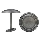 Levolor 54566011 Medallion Drapery Holdbacks, Antique Pewter, 2-Pack [並行輸入品]