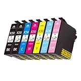 IC50 互換インクカートリッジIC50 IC6CL50 (BK/C/M/Y/LC/LM) +1BK 計7本セットふうせんプリンターインク 増量対応機種：EP-301/302/4004/702A/703A/704A/705A/774A/801A/802A/803AW/804AR/901F/902A/903F/904A/PM-A820/A840S/A920/A940等