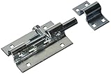 ブルドッグハードウェア3506121369 6-inch Heavy Dutyバレルボルト,亜鉛メッキ