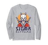 Sigma (シグマ) 男性用グラインドセット 日本製キツネ戦士キツネマスク 長袖Tシャツ