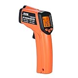 KKmoon 非接触 IR 赤外線温度計 -30〜420℃ ハンドヘルド LCDディスプレイ デジタル温度テスターパイロメーター バックライト付き