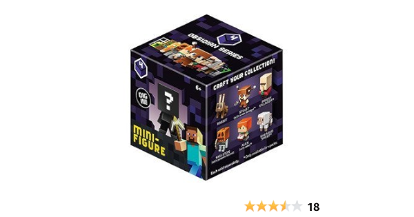 Amazon マインクラフト コレクタブル ミニフィギュアミステリーパック 黒曜石シリーズ ロボット 子ども向けフィギュア おもちゃ