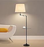 アメリカンフロアランプシンプルなベッドルームリビングルームスタディベッドサイドランプ垂直Zhiwu志インテリジェントリモートコントロールランプコーヒーテーブルランプ光源なし ( 色 : #1 , サイ