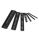 Vuage(TM) 127pcs収縮チューブポリオレフィンハロゲンフリー熱収縮チューブ電気機器チューブスリーブラップワイヤーケーブルスリーブキットを縮小