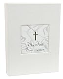 Stephan Baby Inspirational Keepsake Mini Photo Album with Silver Cross, My First Communion by Stepha