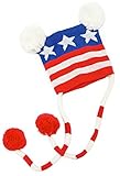 ニットキャップ ぼんぼん ベビー (488  US FLAG)