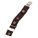 Lovoski 子供用　ウエスト　調整可能　ベルト　クリップ　（コーヒー）　キャンバス