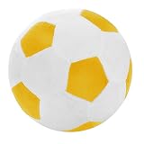 サッカーボール クッションスポーツボールふわふわのぬいぐるみ ベビーサッカーボール柔らかい投げる枕ぬいぐるみ男の子の為のギフト 22cm イエロー