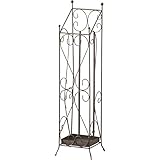 日用雑貨 便利 傘立て/アンブレラスタンド アイアン スリム (インテリア小物) AKB-409BR ブラウン