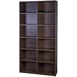 白井産業 【SHIRAI】 フリーラック  本棚 幅約90cm ZPJ-1890DK ZPJ-1890DK