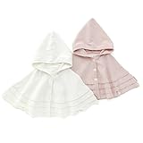 Lily ivory(リリー アイボリー) ケープ (70～80cm) キムラタンの子供服 (71666-171a) ピンク 70～80