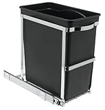simplehuman Under-Counter Pull-Out Trash Can, Commercial Grade, 30 L / 8 Gal [並行輸入品]