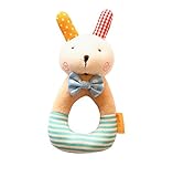 幼児ベビーキッズアニマルソフトぬいぐるみぬいぐるみラトルラブリーうさぎ