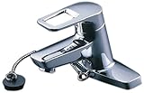 TOTO 洗面所用 台付シングルレバー混合栓 ゴム栓付 洗面所用 TLHG30G