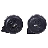 エアコンプレッサ，SODIAL(R)スペア3/8 PTおねじフィルタ空気圧縮機サイレンサー2黒枚