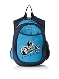 O3 Kids Pre-School All-In-One Backpack with Cooler Blue Motorcycle